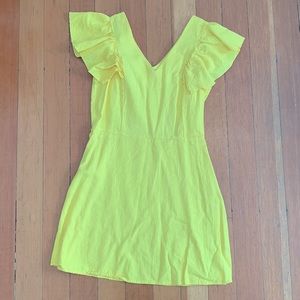 Yellow flirty A New Day mini dress